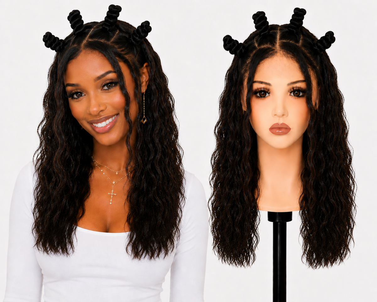 Full Lace wig Human hair with aligned cuticle Natural color