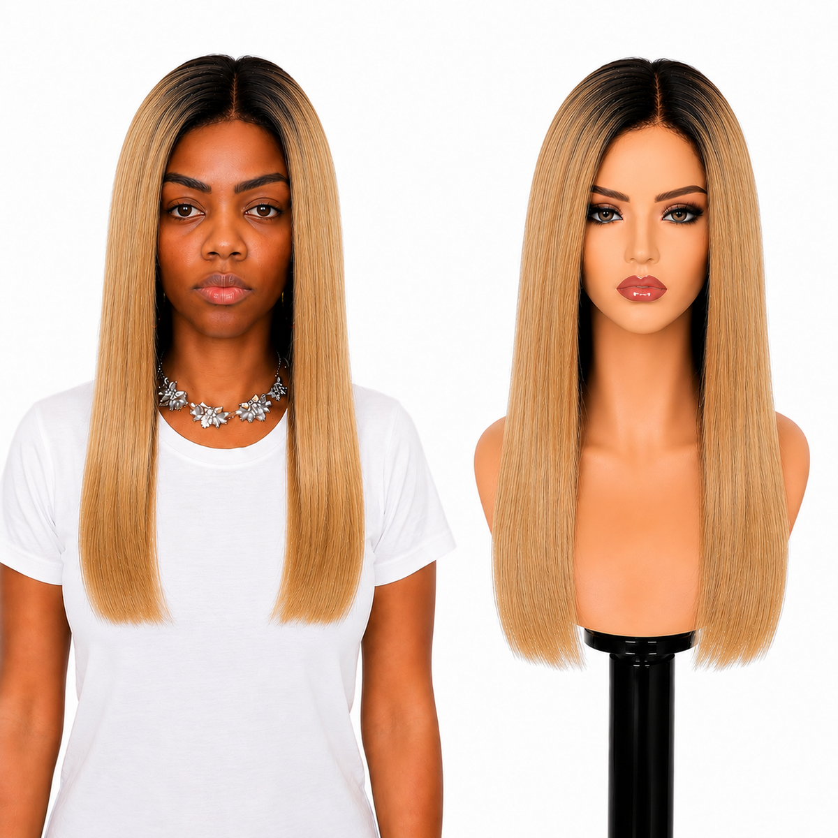 Lace front Human hair with aligned cuticle