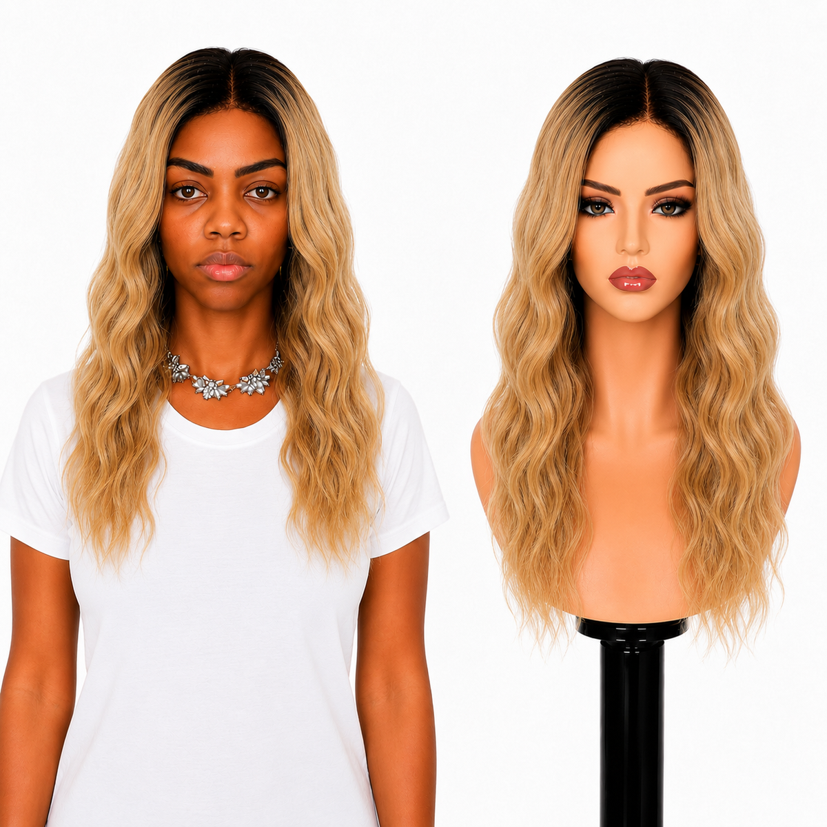 Lace front Human hair with aligned cuticle