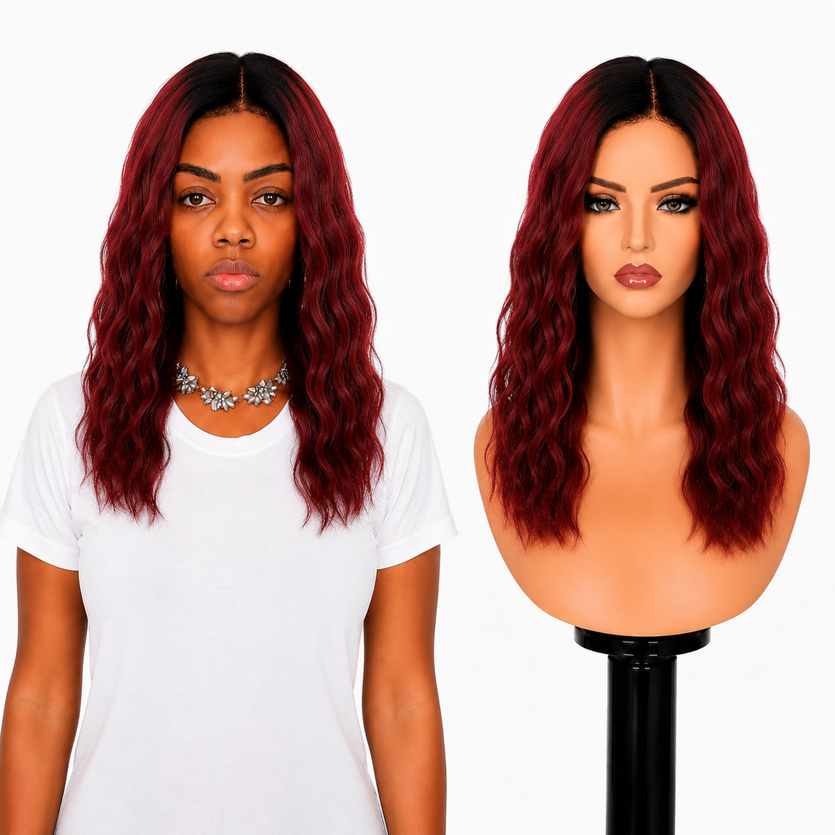 Lace front Human hair with aligned cuticle