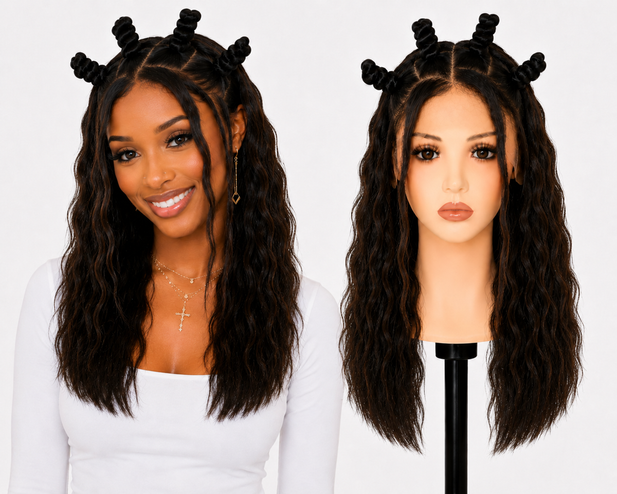 Full Lace wig Human hair with aligned cuticle Natural color