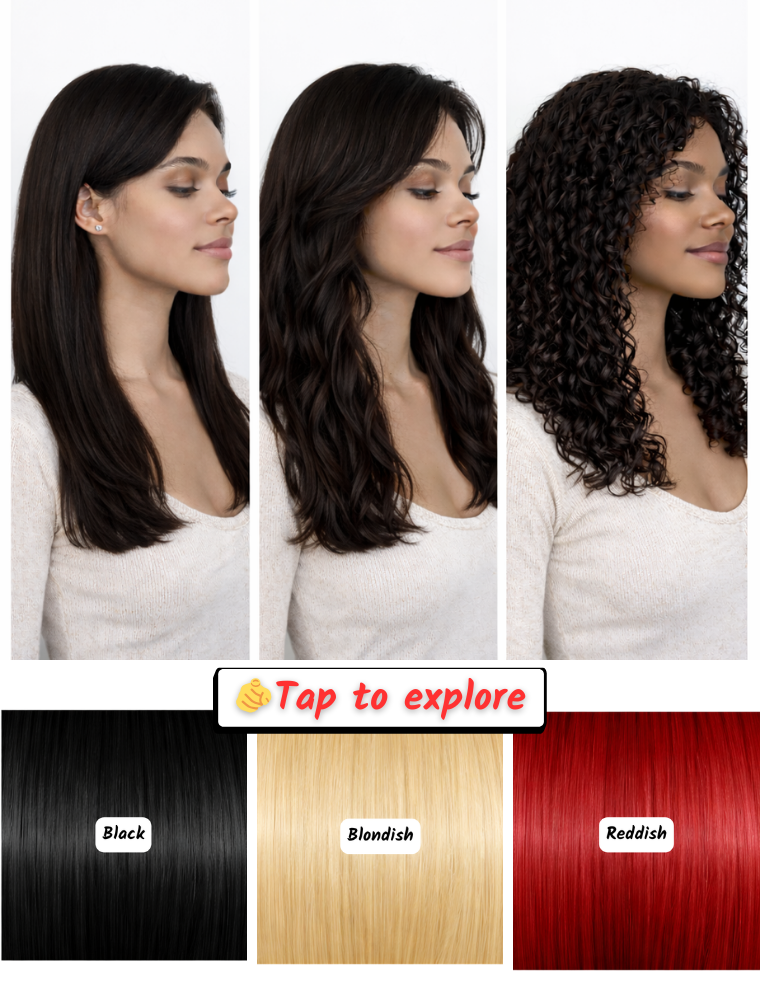 22" (55 cm) Lace Wig – Brazilian Human Hair