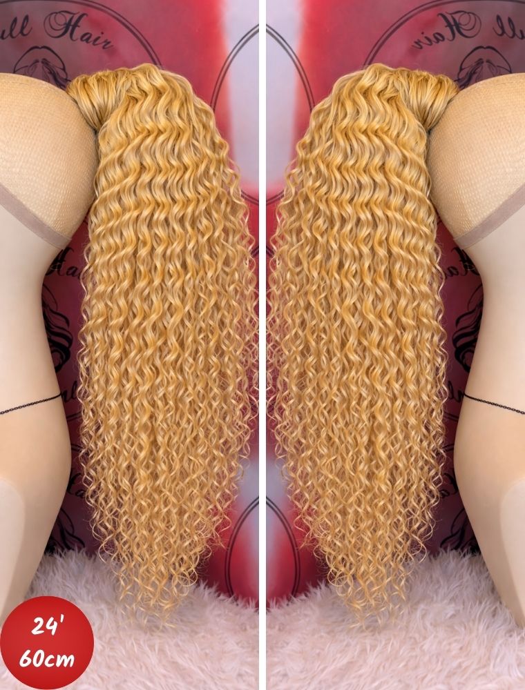 Human Hair Ponytail – Wrap-Around Method, Inner Comb and Velcro Finish Strap.