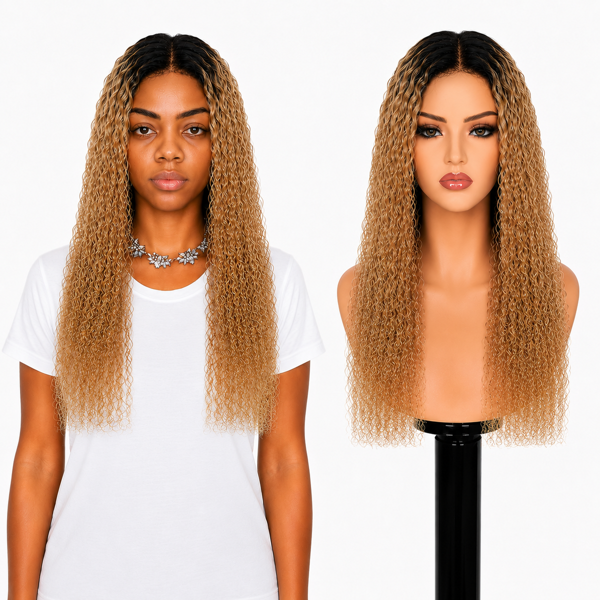 Lace front Human hair with aligned cuticle