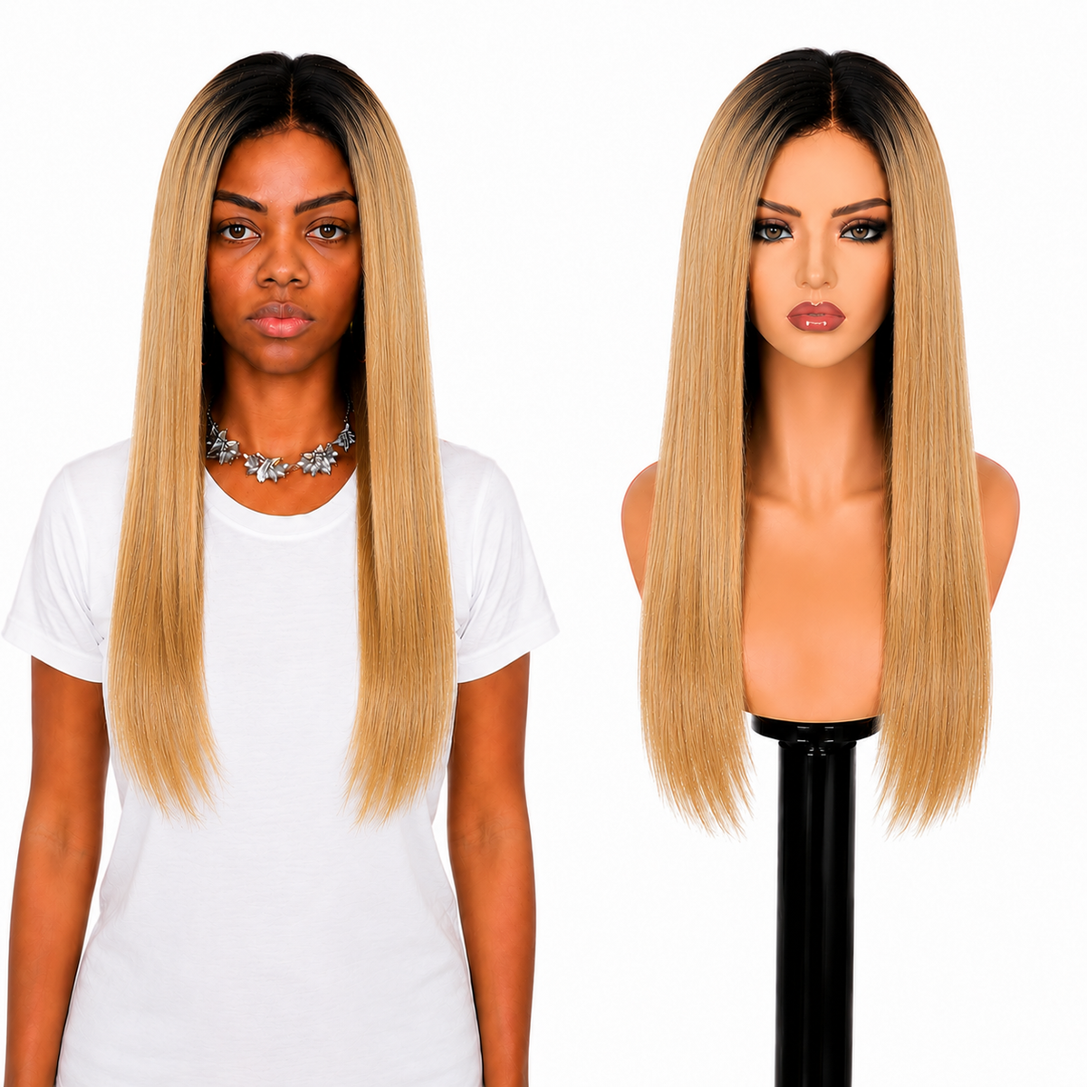 Lace front Human hair with aligned cuticle