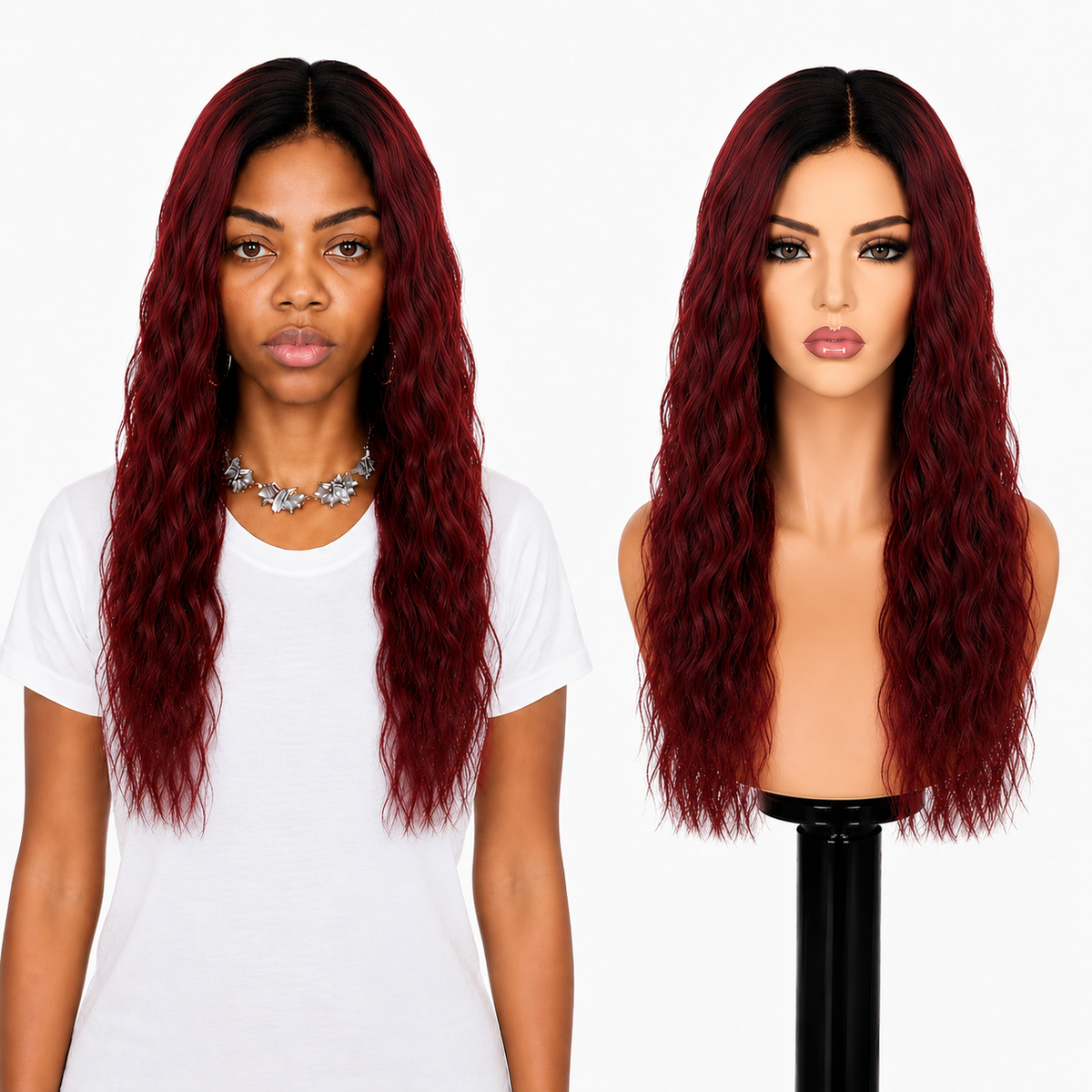Lace front Human hair with aligned cuticle