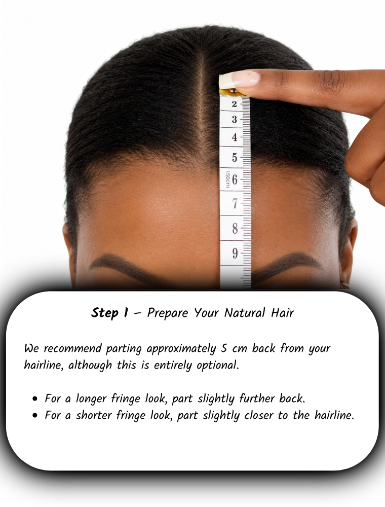 Fringe Removable Human Hair Clip-In French Neat Bang