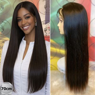 28" (70 cm) Lace Wig – Brazilian Human Hair