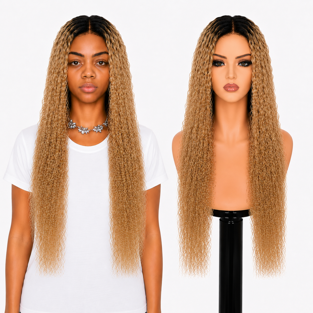 Lace front Human hair with aligned cuticle
