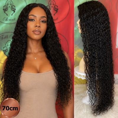 28" (70 cm) Lace Wig – Brazilian Human Hair