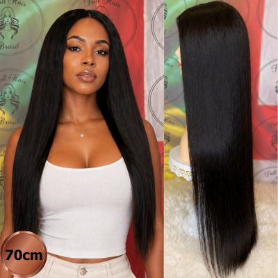 28" (70 cm) Lace Wig – Brazilian Human Hair