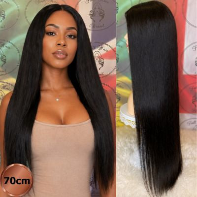 28" (70 cm) Lace Wig – Brazilian Human Hair