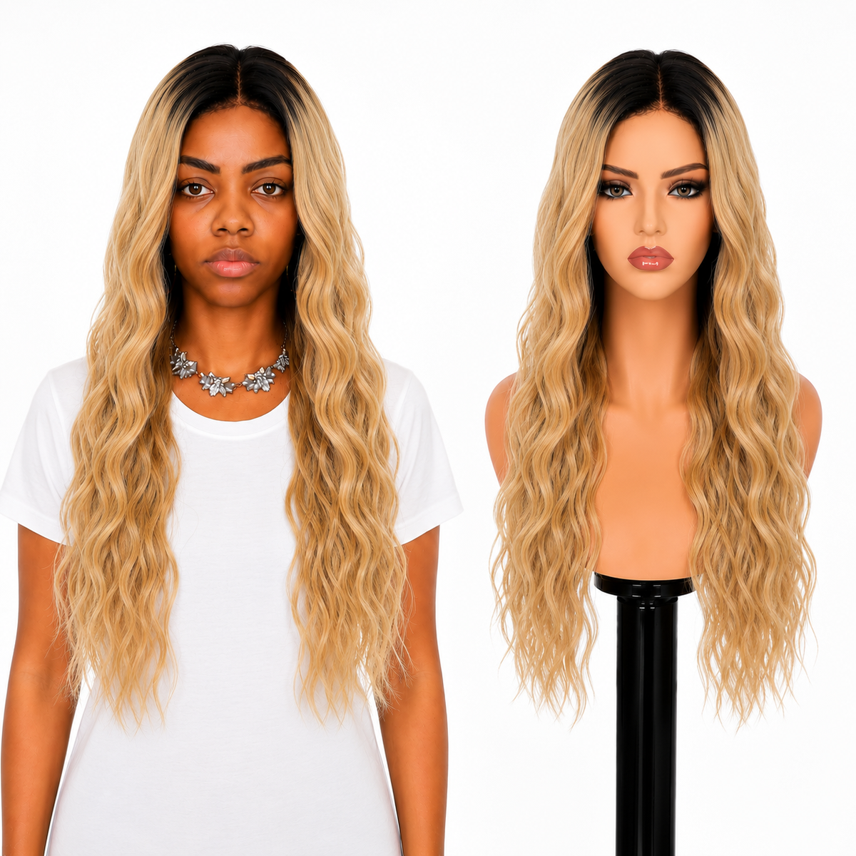 Lace front Human hair with aligned cuticle