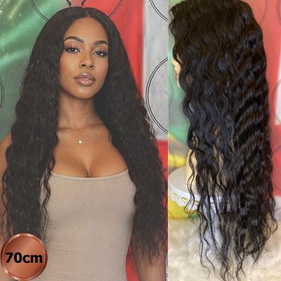 28" (70 cm) Lace Wig – Brazilian Human Hair