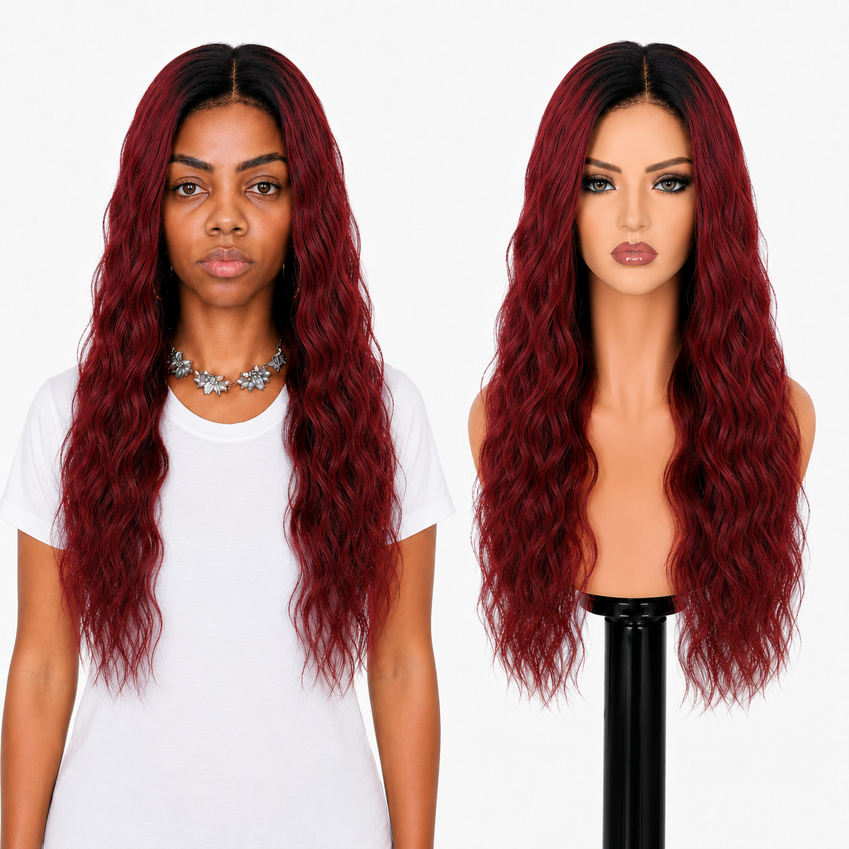 Lace front Human hair with aligned cuticle