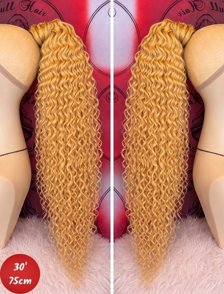 Human Hair Ponytail – Wrap-Around Method, Inner Comb and Velcro Finish Strap.