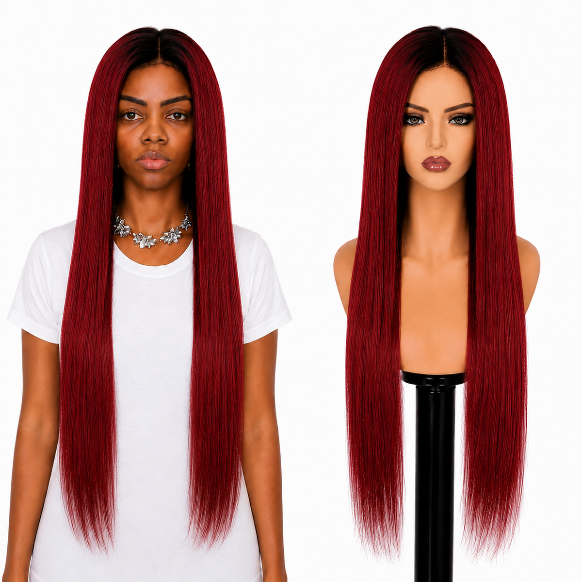 Lace front Human hair with aligned cuticle