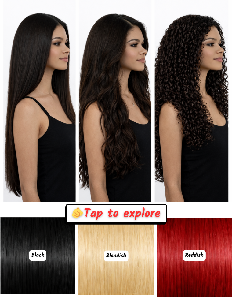 32" (80 cm) Lace Wig – Brazilian Human Hair