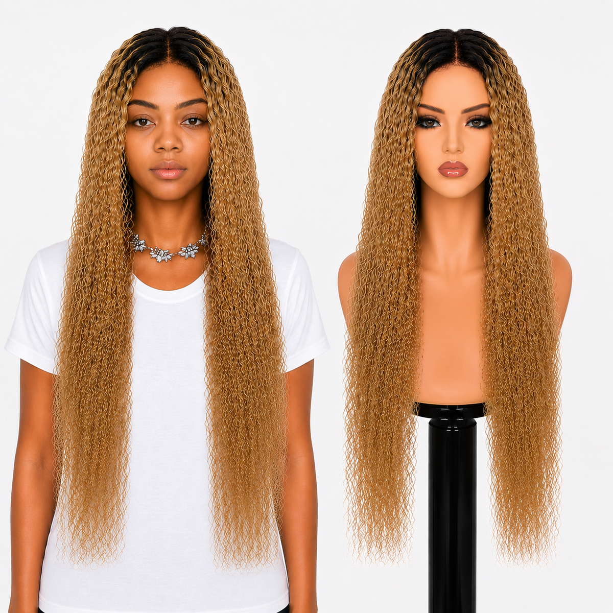 Lace front Human hair with aligned cuticle
