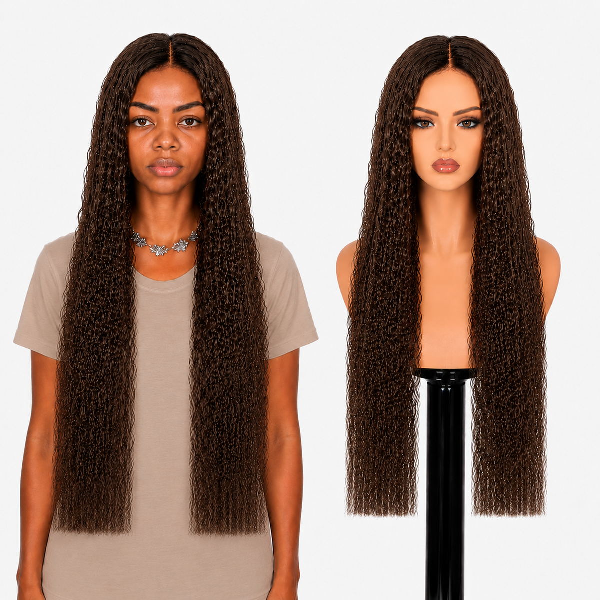 Lace front Human hair with aligned cuticle