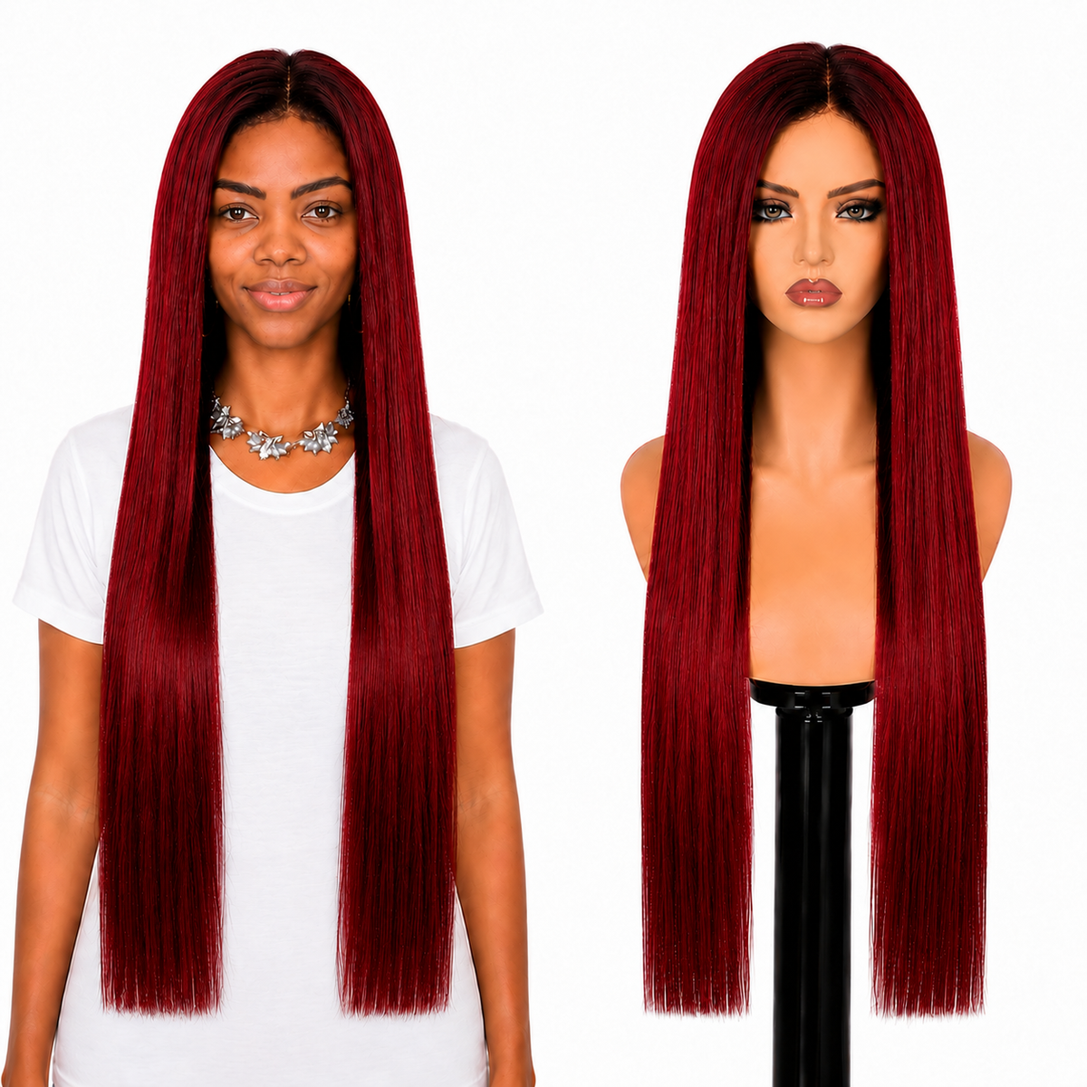 Lace front Human hair with aligned cuticle