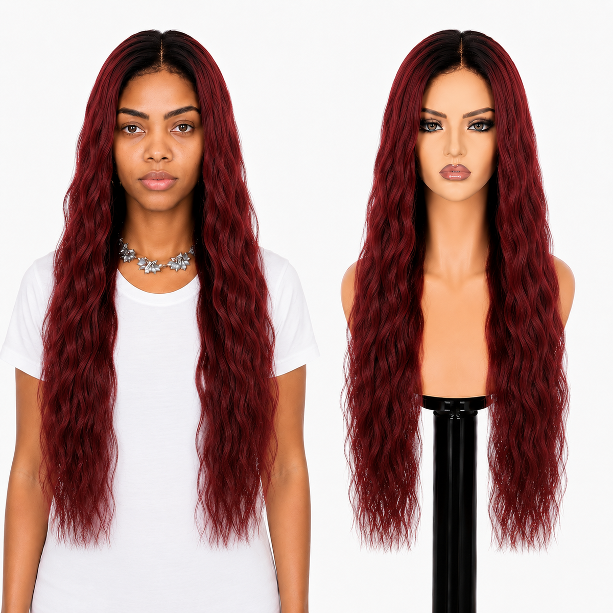 Lace front Human hair with aligned cuticle