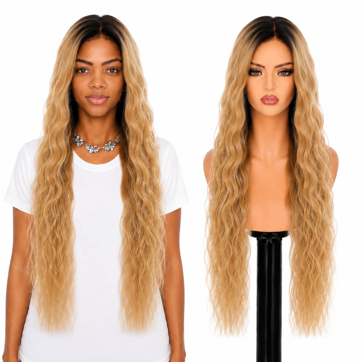 Lace front Human hair with aligned cuticle