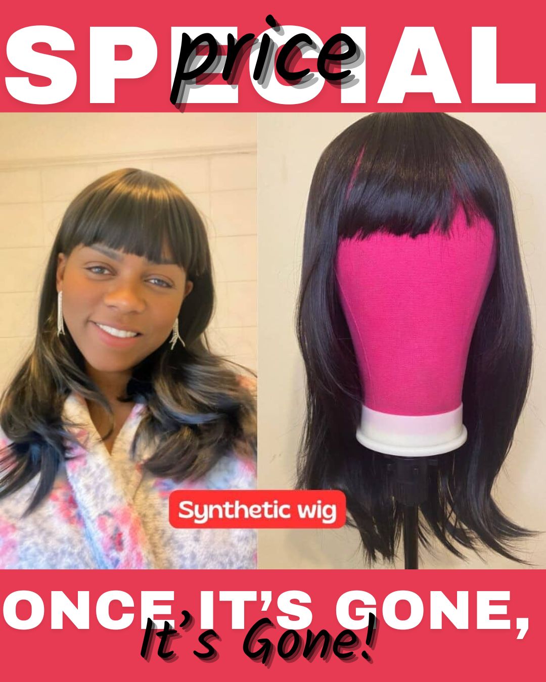 Lace Wigs, Human Hair & Synthetic Wigs Clearance Sale – Ponytail, Fringe, Extensions UK