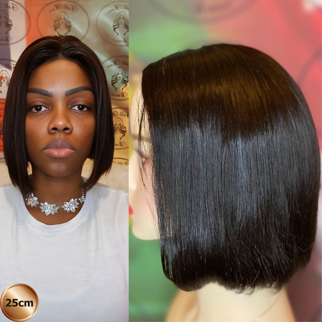 10" ( 25cm) Lace Wig – Brazilian Human Hair