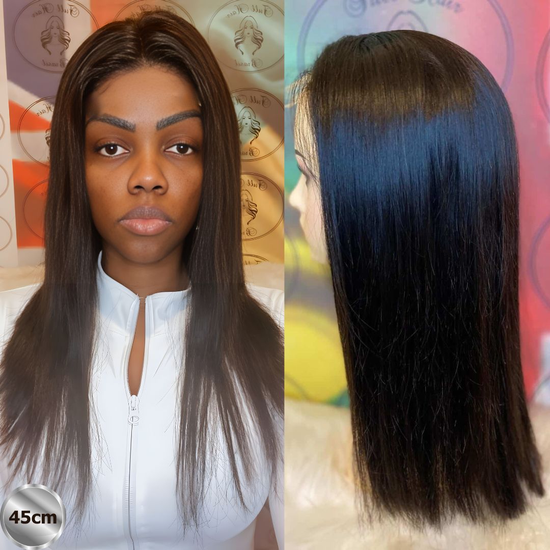 18" (45 cm) Lace Wig – Brazilian Human Hair