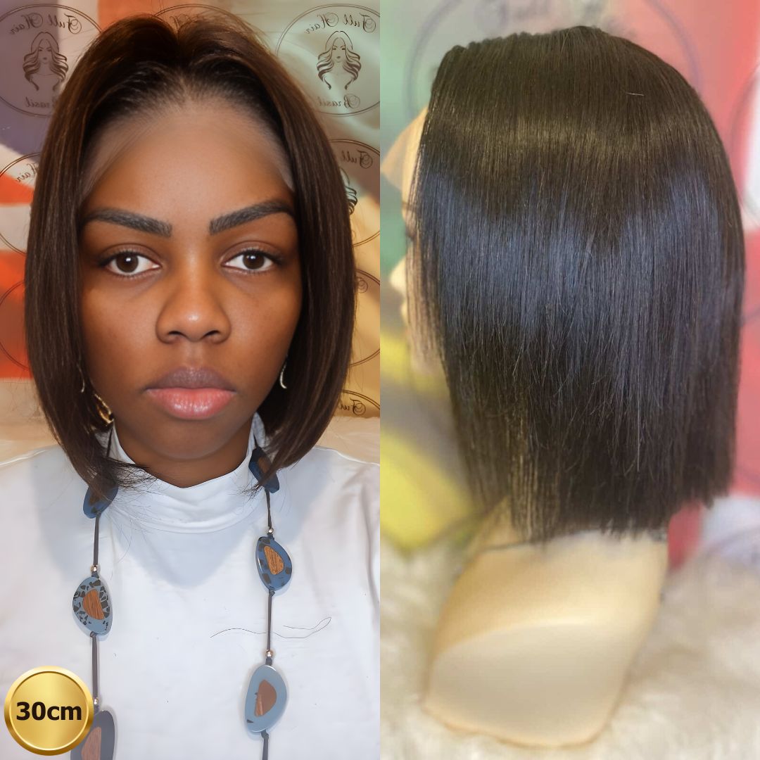 12" ( 30cm) Lace Wig – Brazilian Human Hair