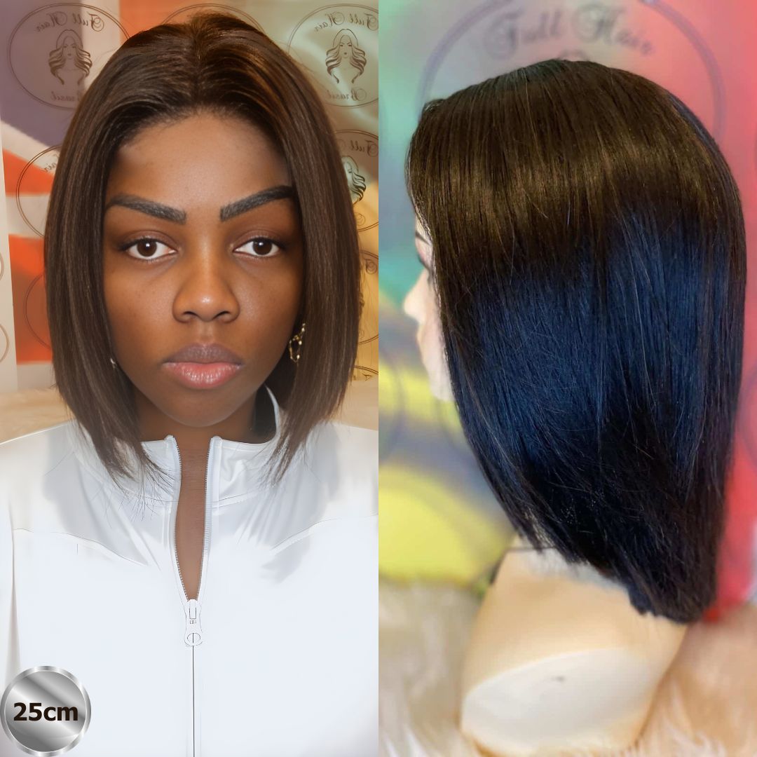 10" ( 25cm) Lace Wig – Brazilian Human Hair