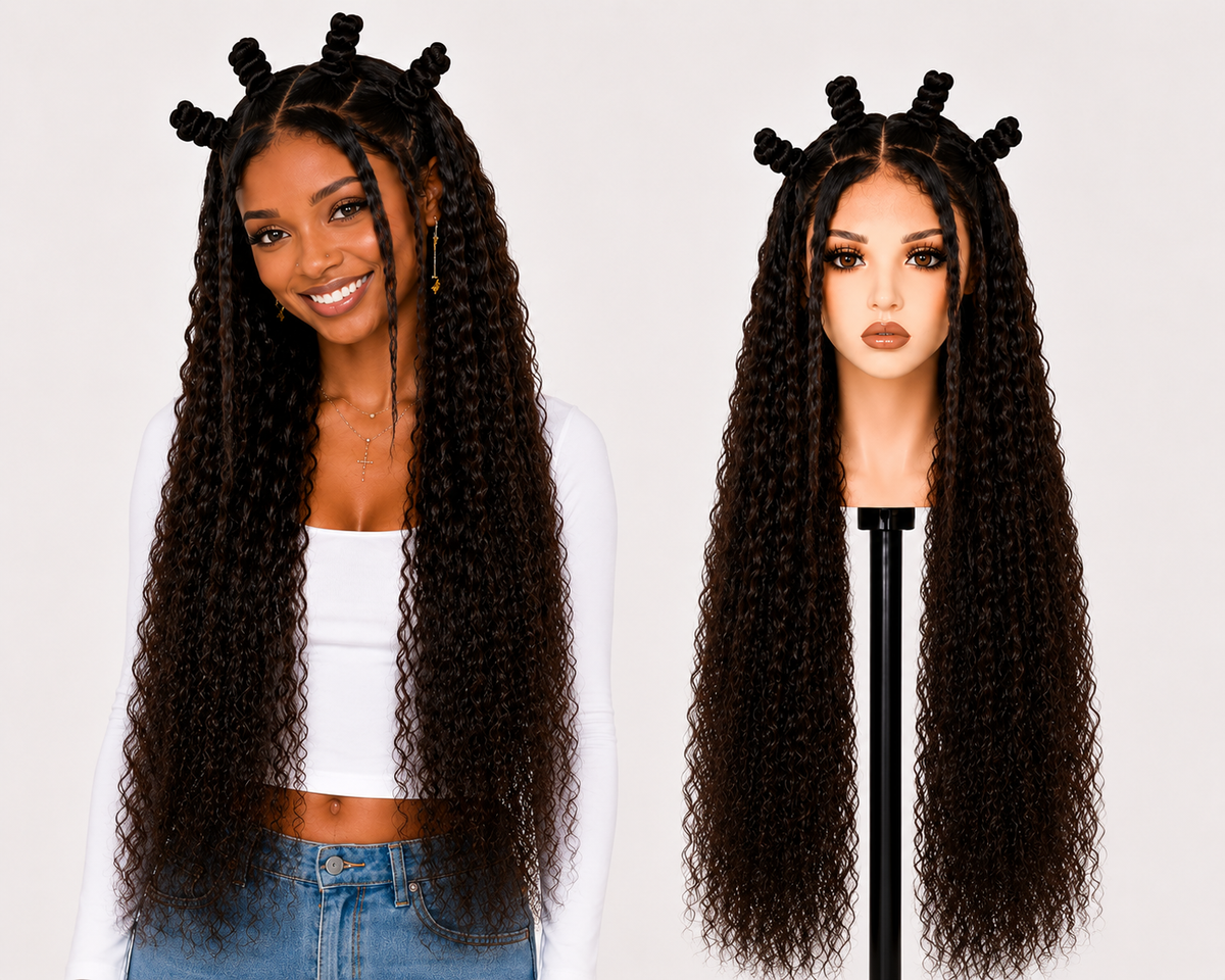 Full Lace wig Human hair with aligned cuticle Natural color
