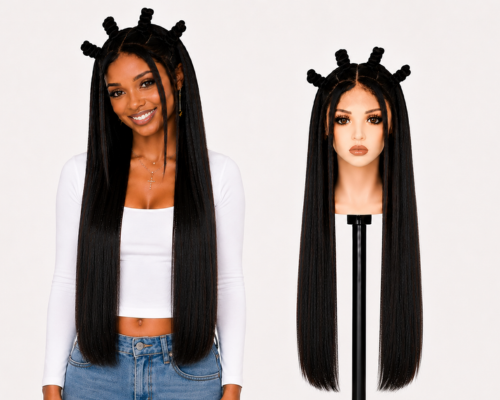 Full Lace wig Human hair with aligned cuticle Natural color