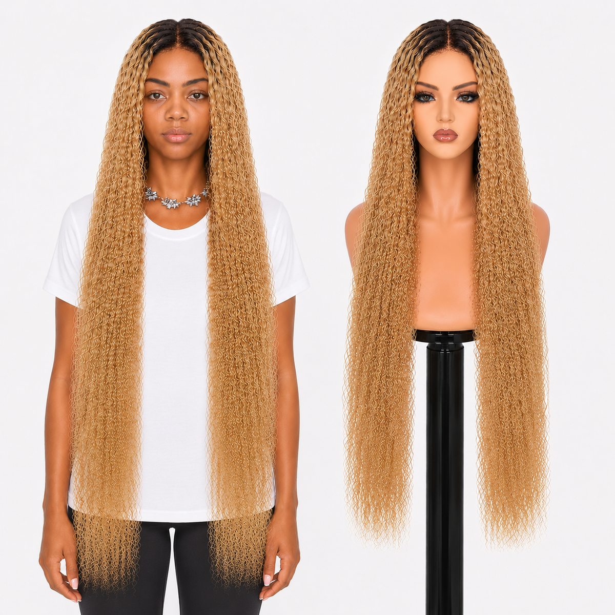 Lace front Human hair with aligned cuticle
