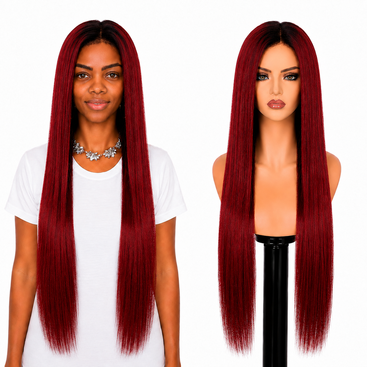 Lace front Human hair with aligned cuticle