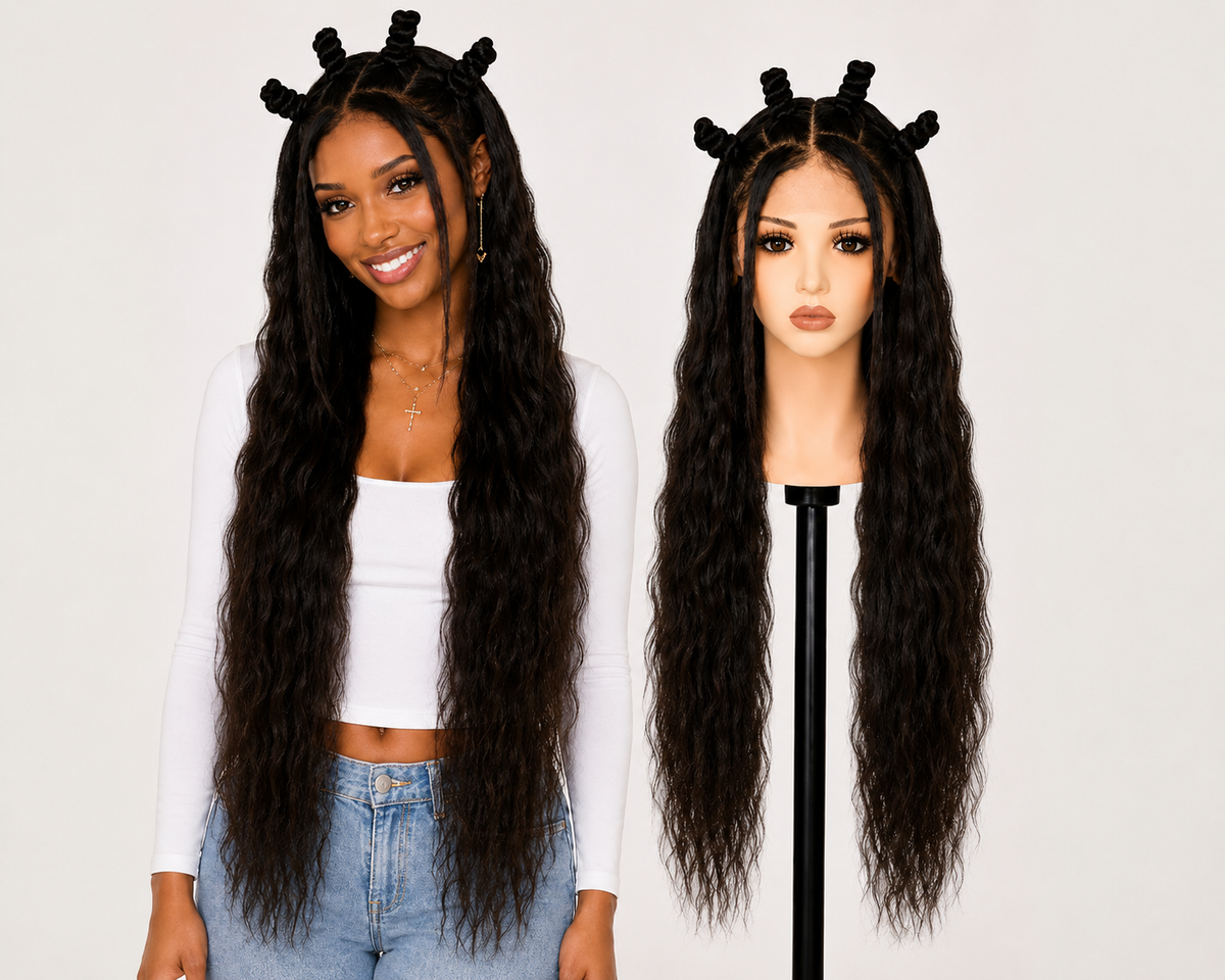 Full Lace wig Human hair with aligned cuticle Natural color
