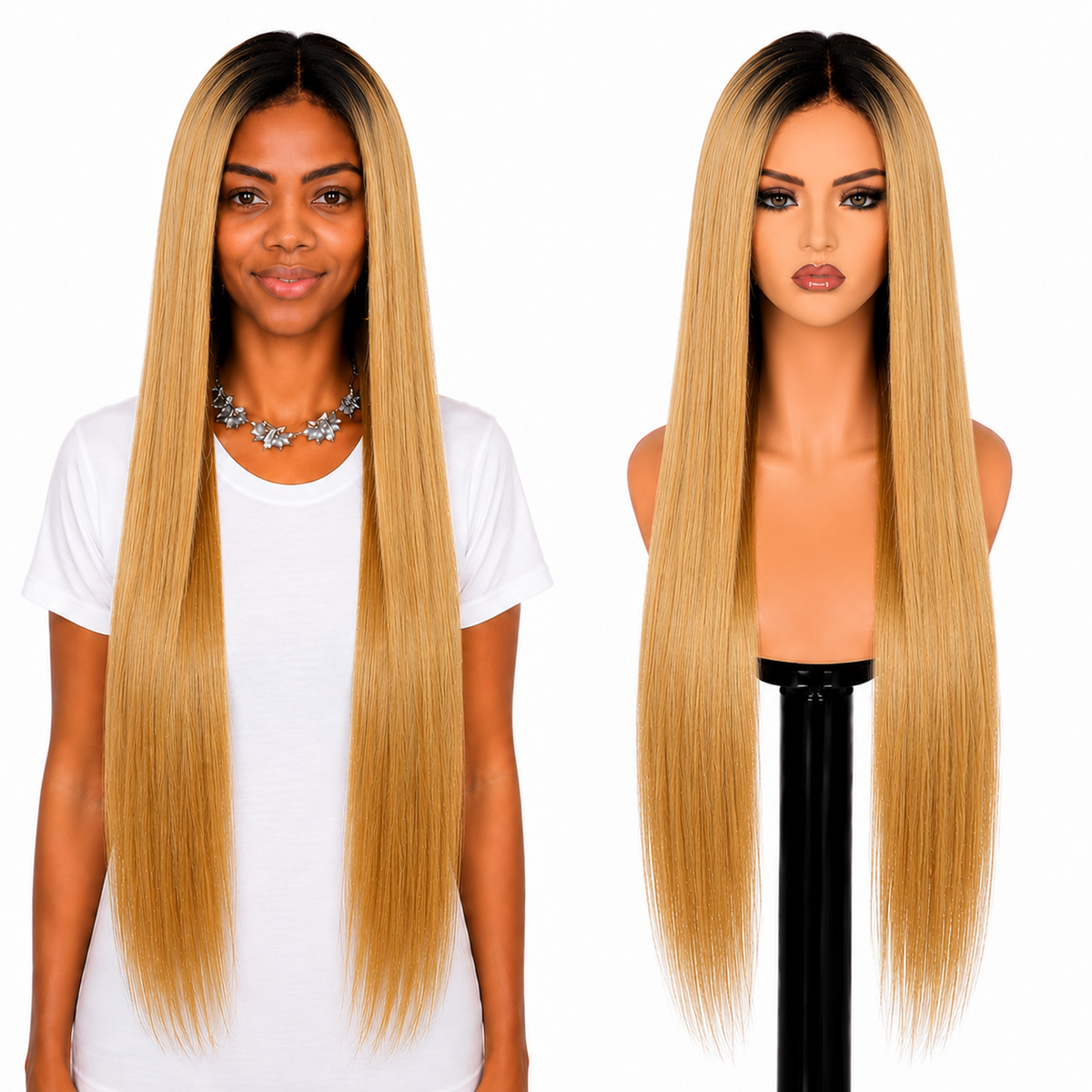 Lace front Human hair with aligned cuticle