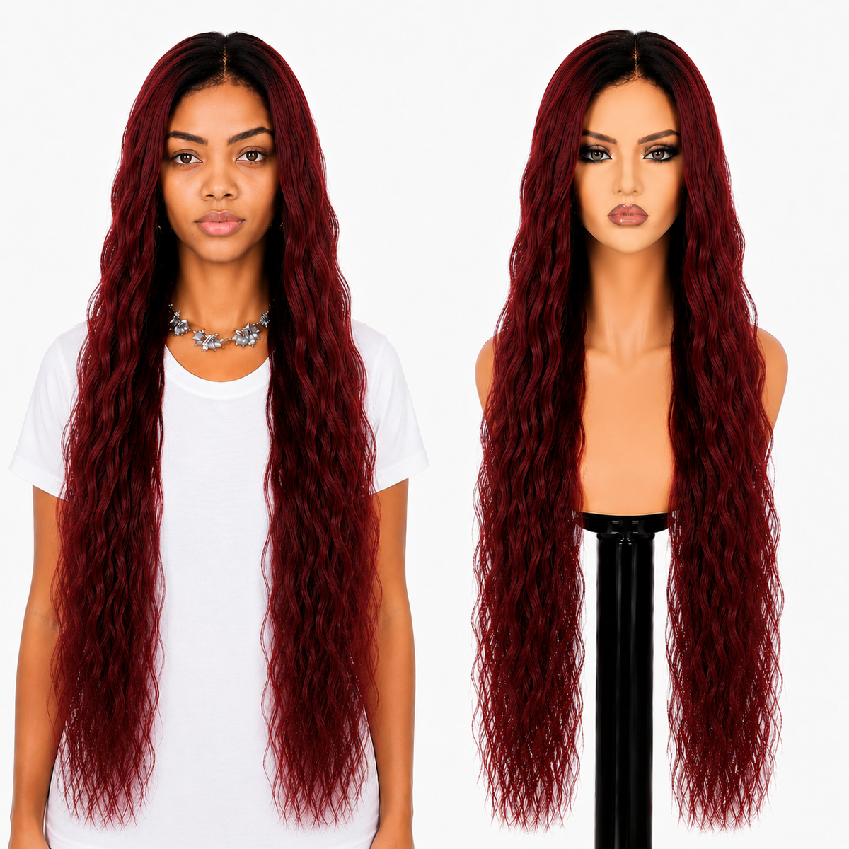 Lace front Human hair with aligned cuticle