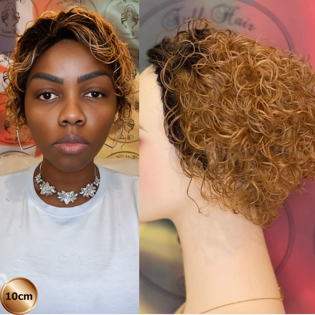 4" (10 cm) Lace Wig – Brazilian Human Hair