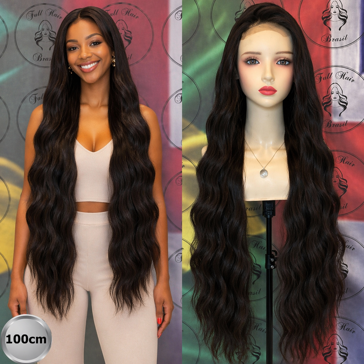 40" (1 metre) Lace Wig – Brazilian Human Hair