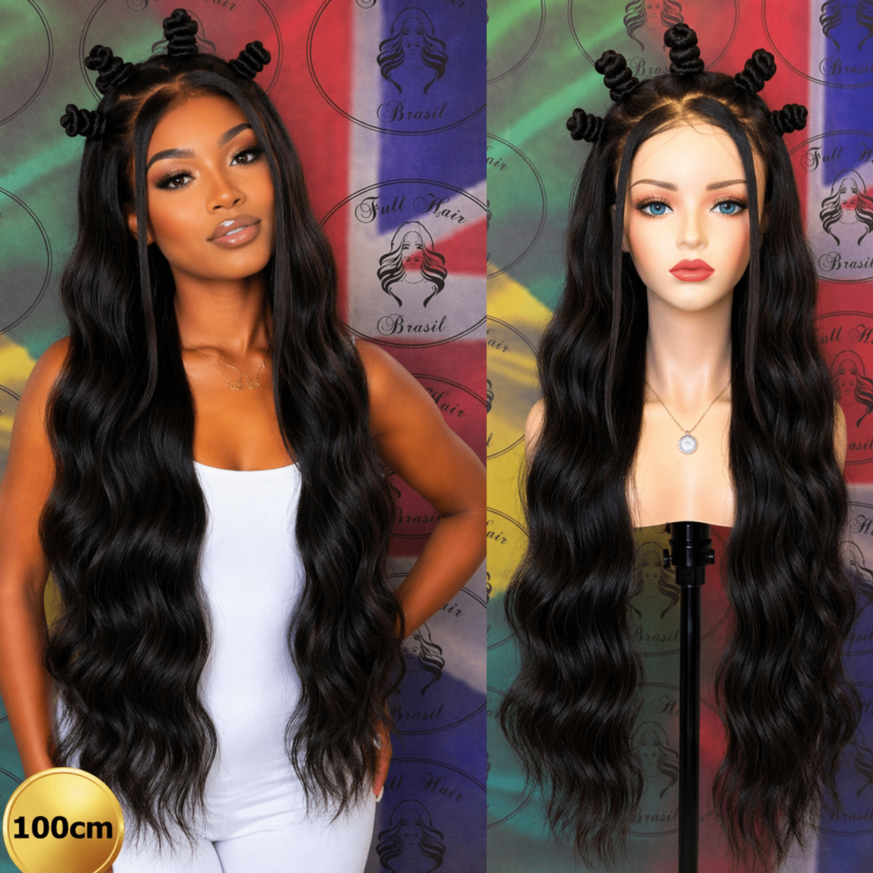 40" (1 metre) Lace Wig – Brazilian Human Hair