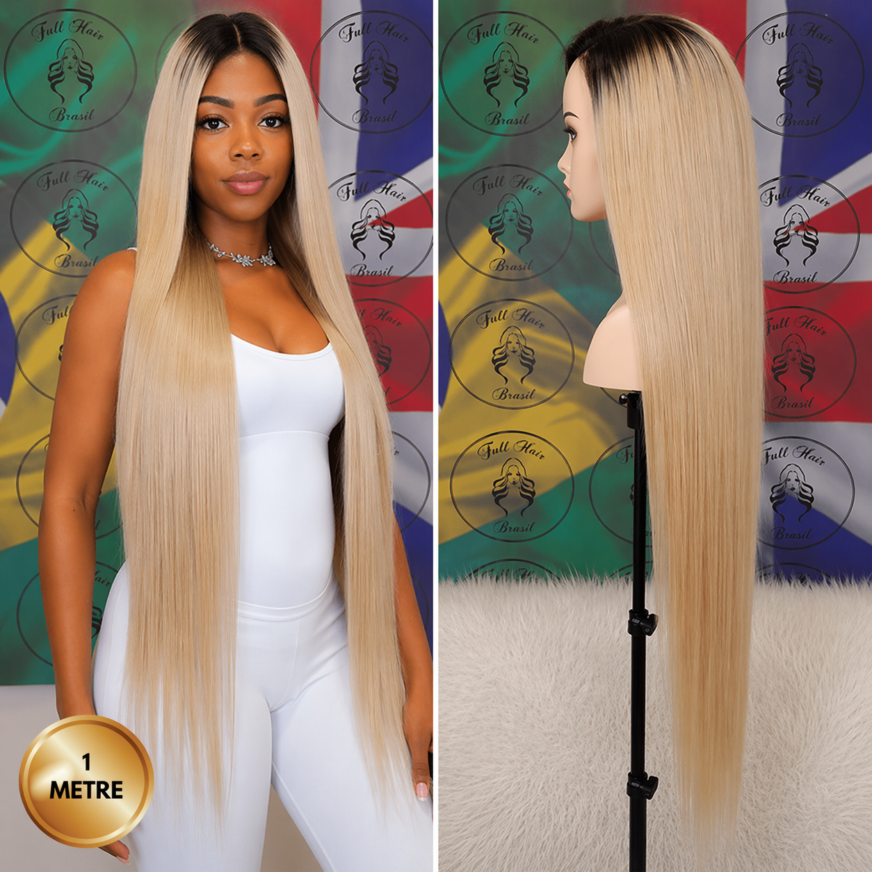 40" (1 metre) Lace Wig – Brazilian Human Hair