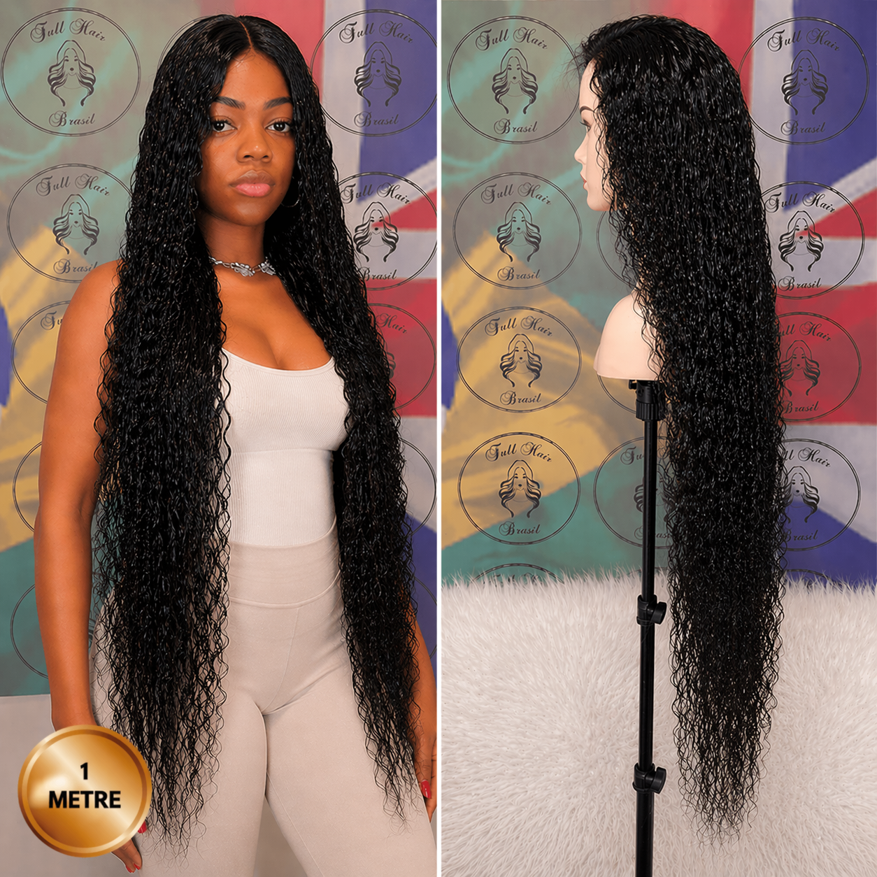 40" (1 metre) Lace Wig – Brazilian Human Hair