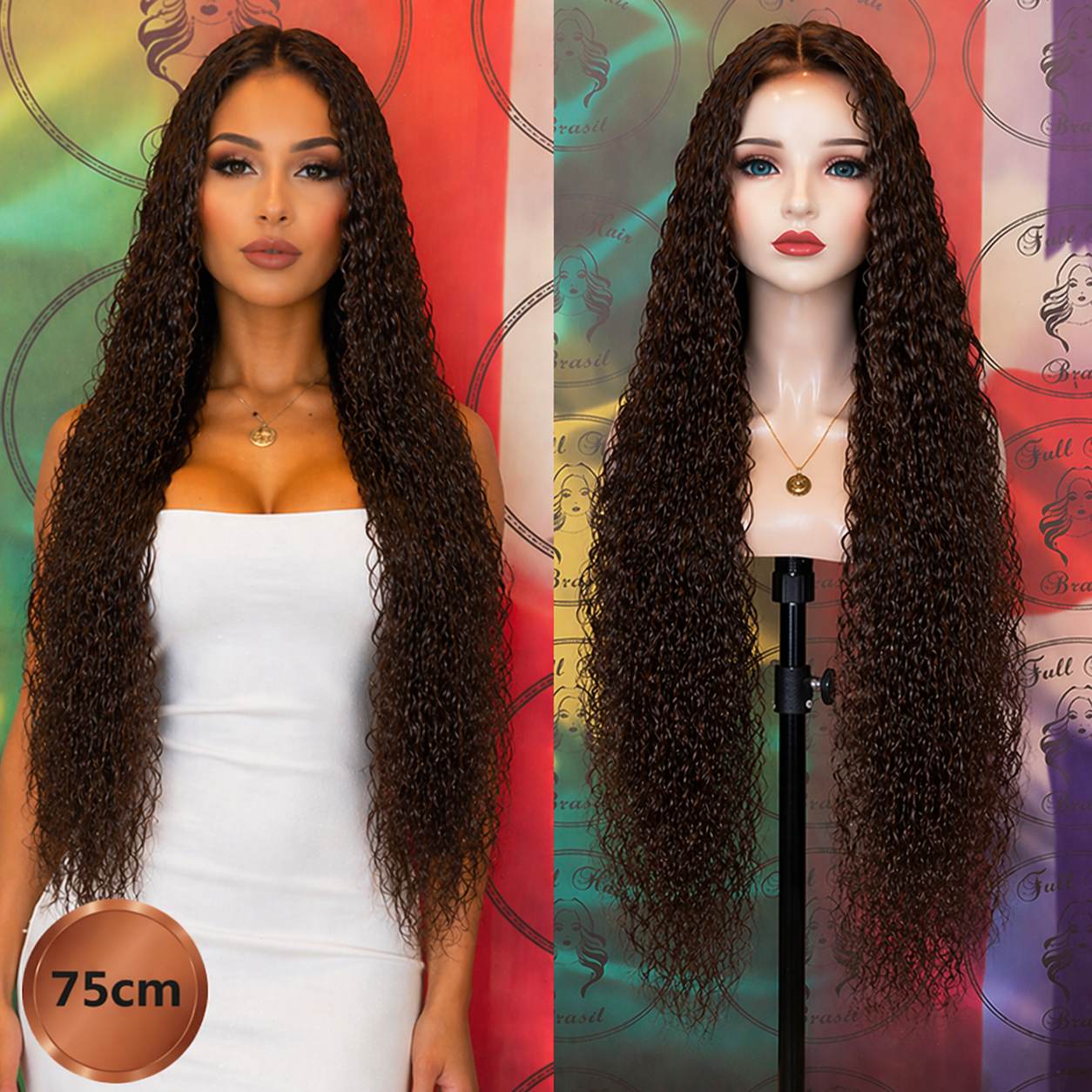 30" (75 cm) Lace Wig – Brazilian Human Hair