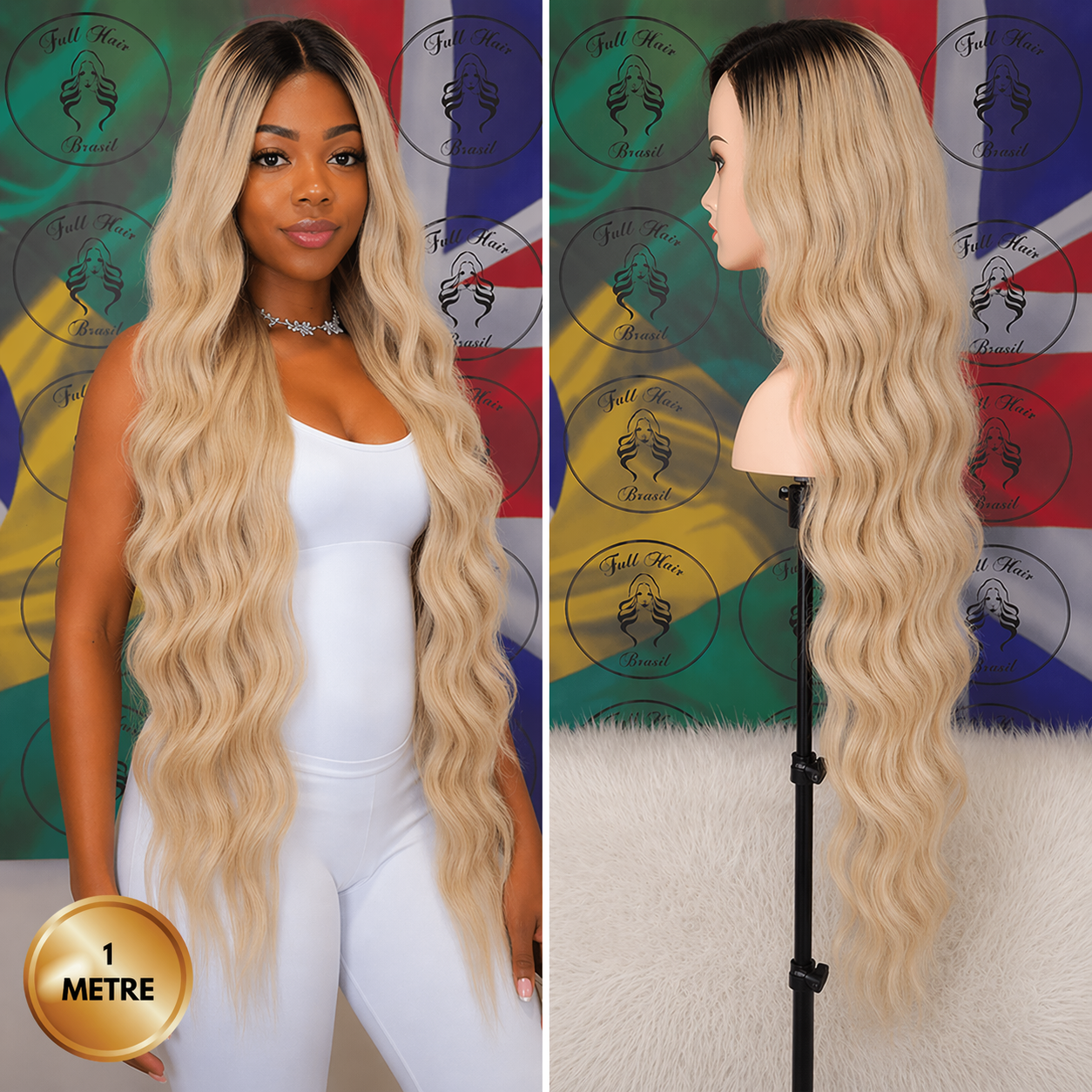40" (1 metre) Lace Wig – Brazilian Human Hair