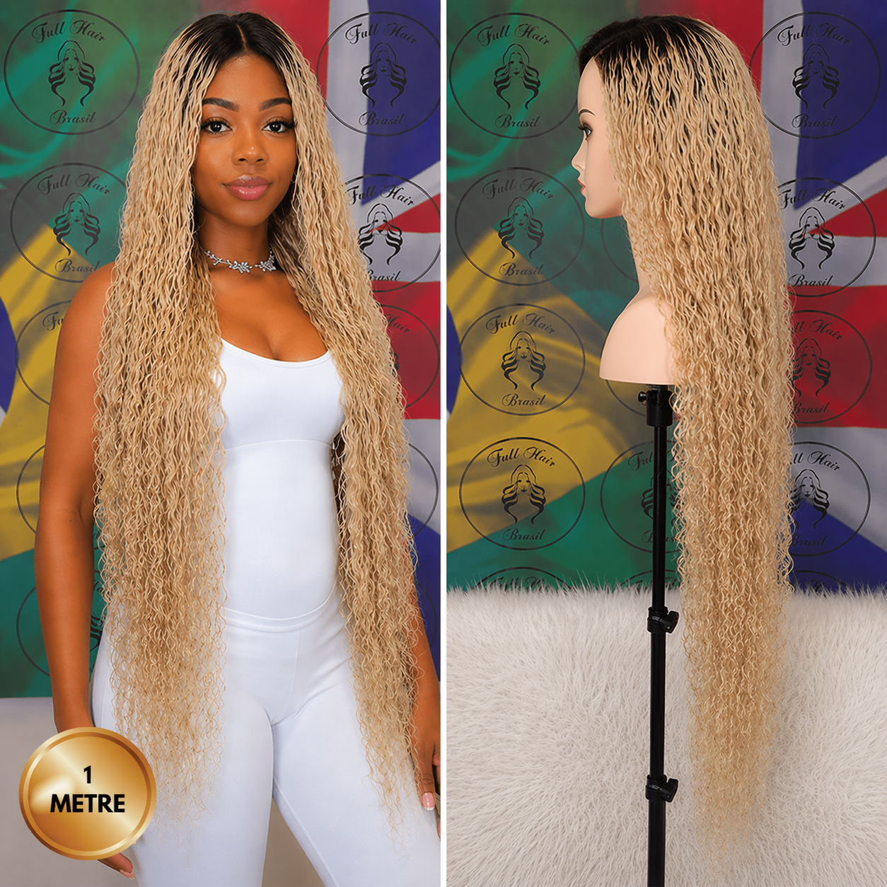 40" (1 metre) Lace Wig – Brazilian Human Hair