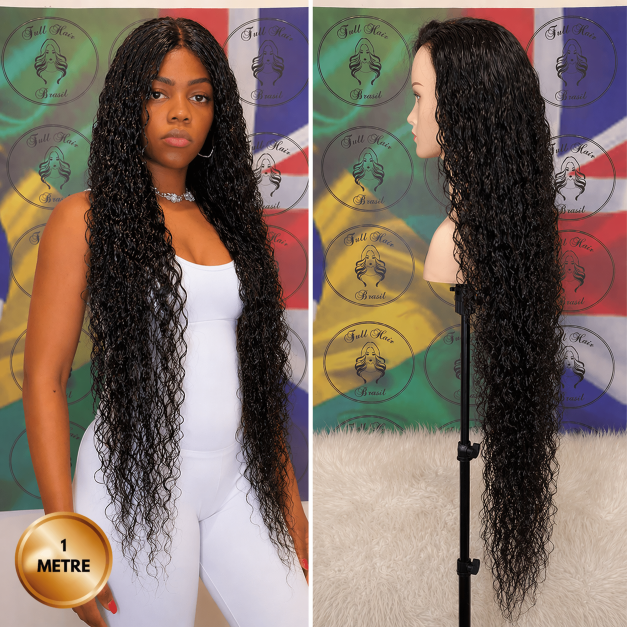 40" (1 metre) Lace Wig – Brazilian Human Hair