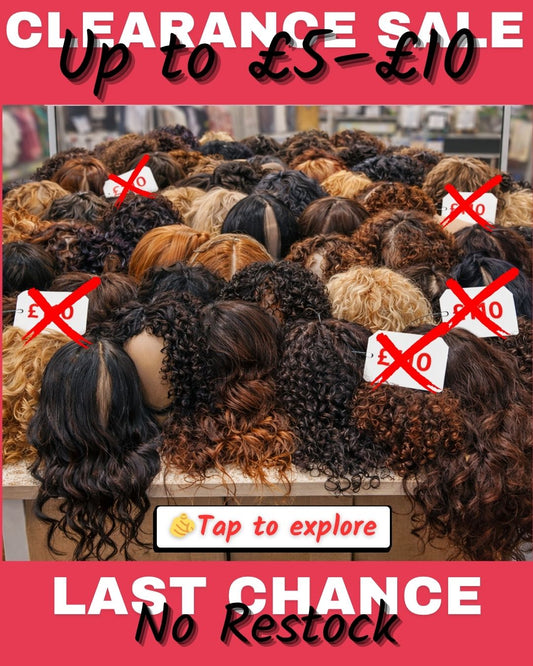 Lace Wigs, Human Hair & Synthetic Wigs Clearance Sale – Ponytail, Fringe, Extensions UK