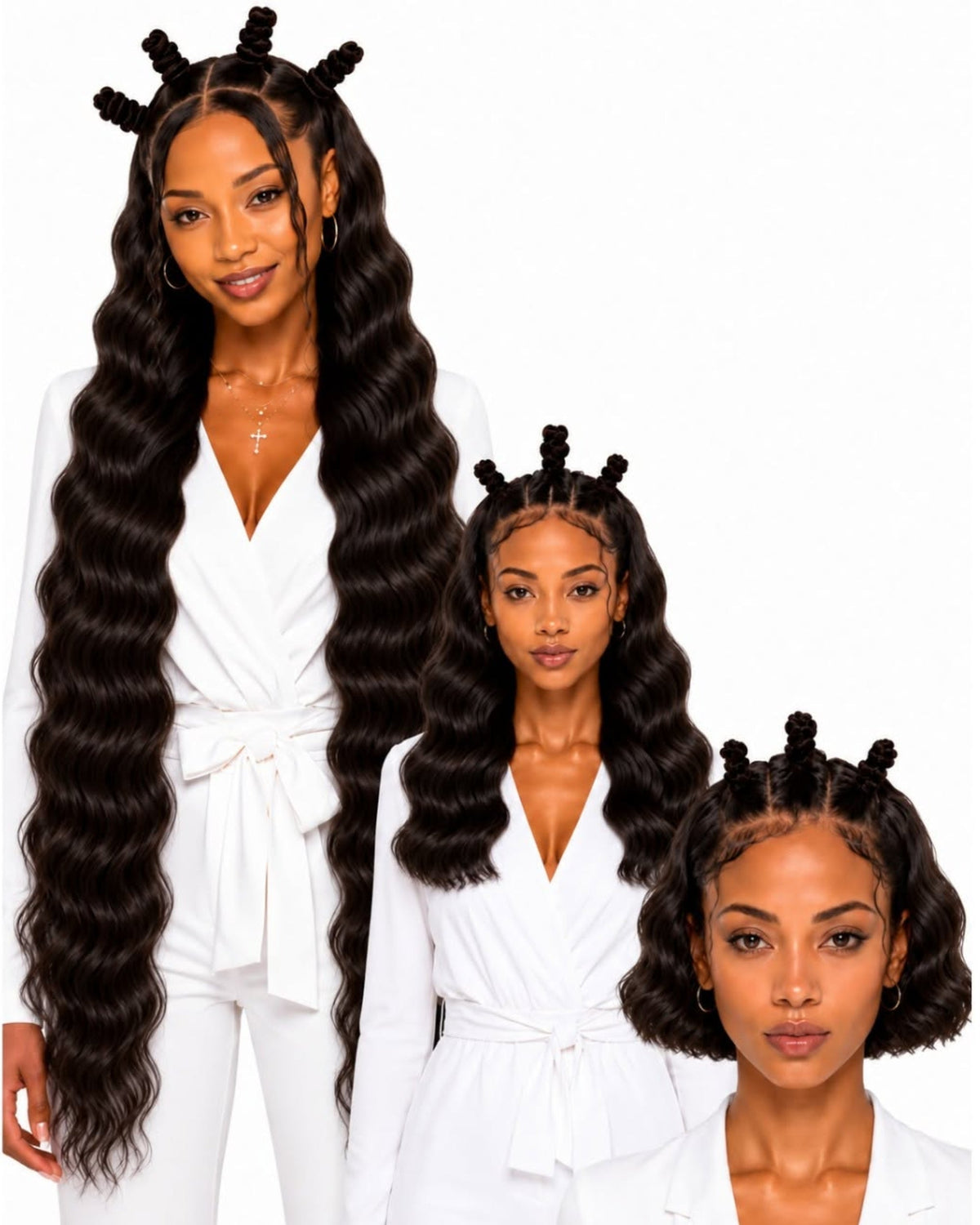 Natural brown wavy full lace human hair wig — cover